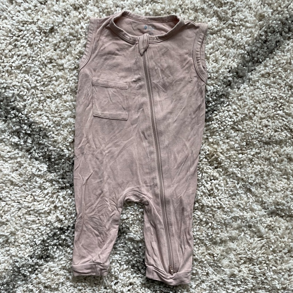Kyte Baby - Zippered Sleeveless Romper in Sunset 3-6m